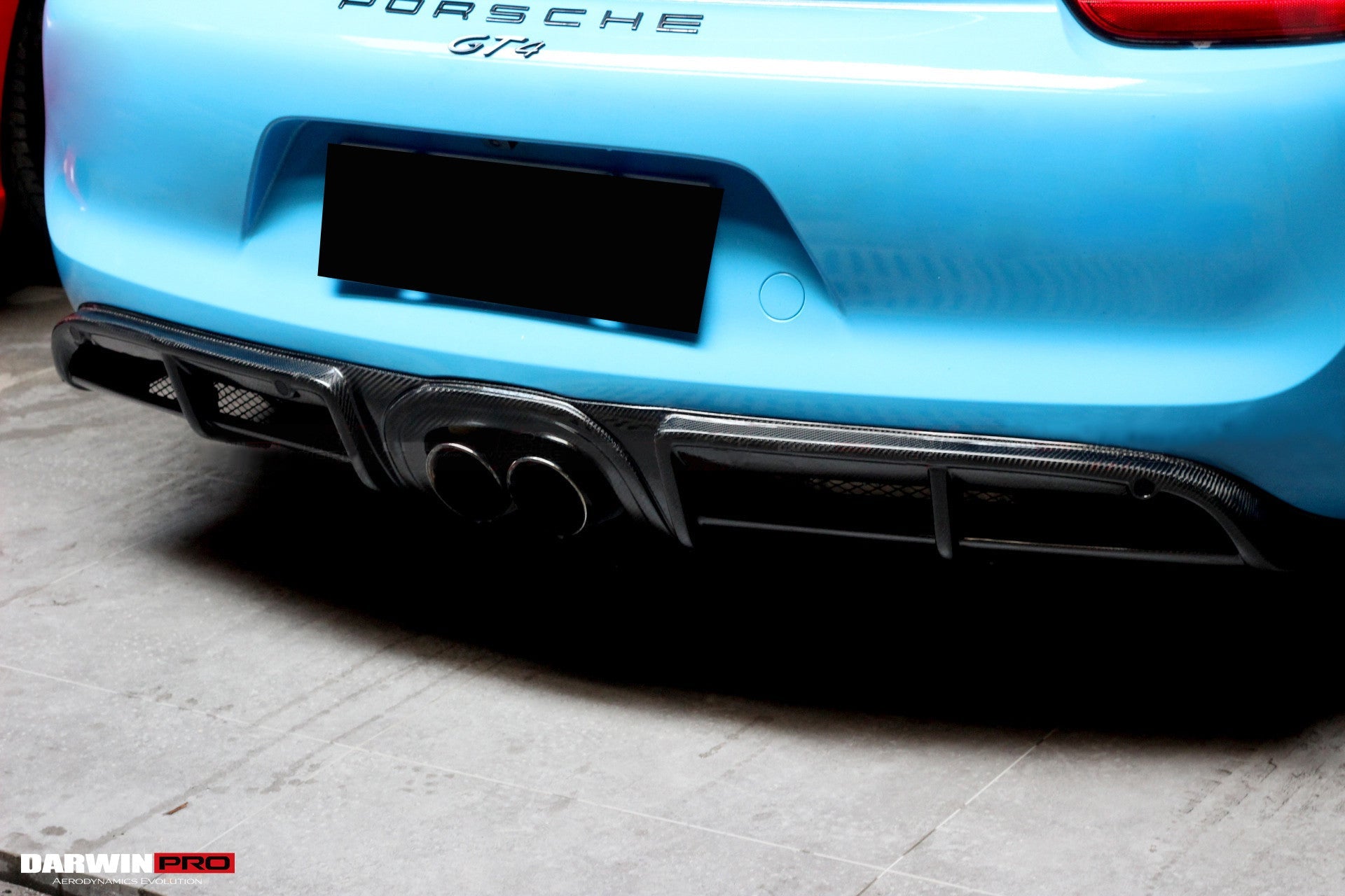 2012 - 2016 Porsche 981 Boxster/Cayman GT4 Style Carbon Fiber Rear Diffuser
